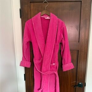 Victoria's Secret Fuchsia Robe.  100% cotton.